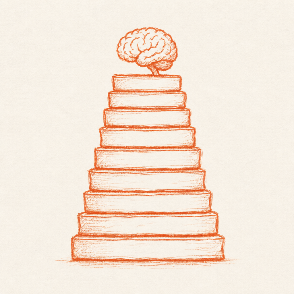 10-layer AI agent stack illustration