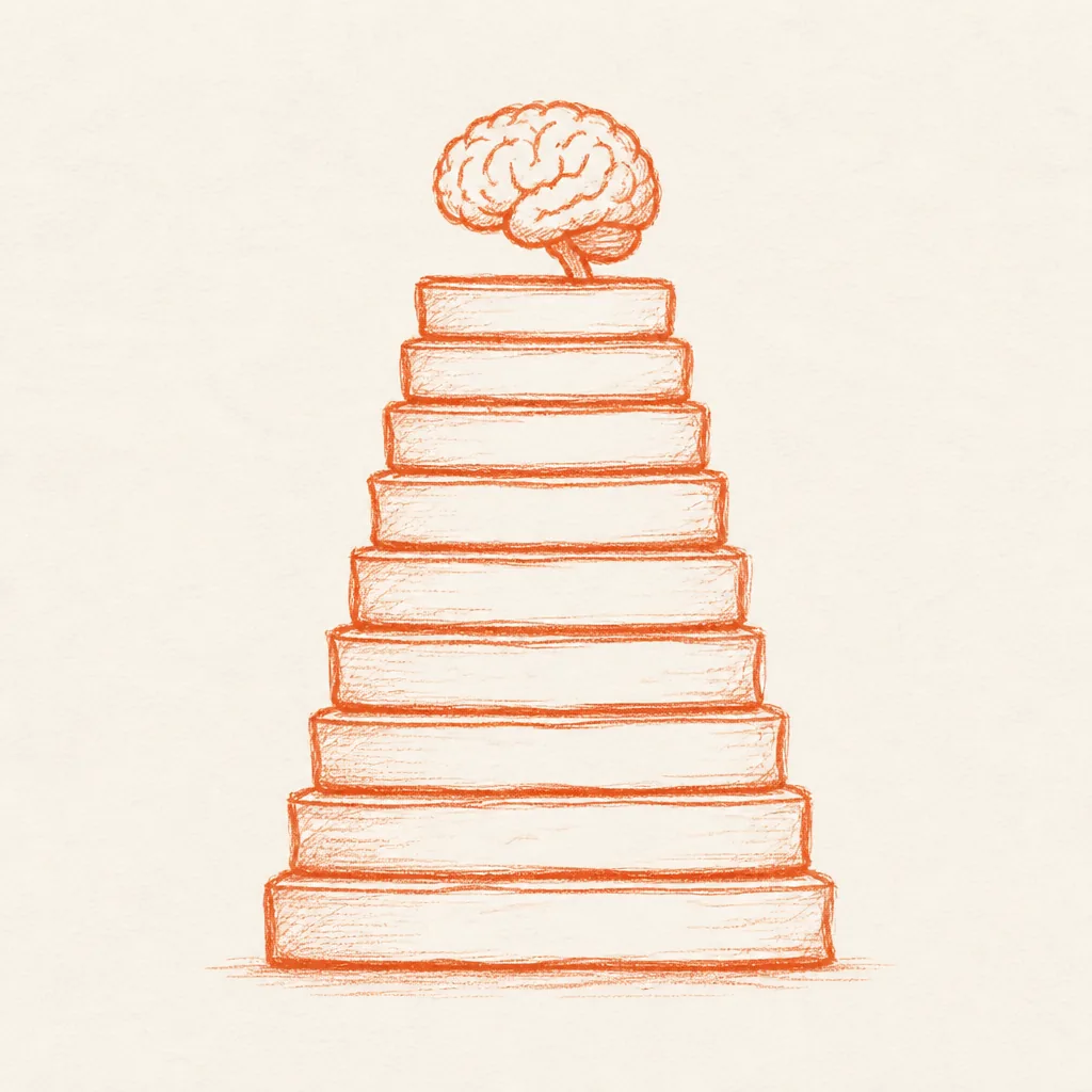 10-layer AI agent stack illustration