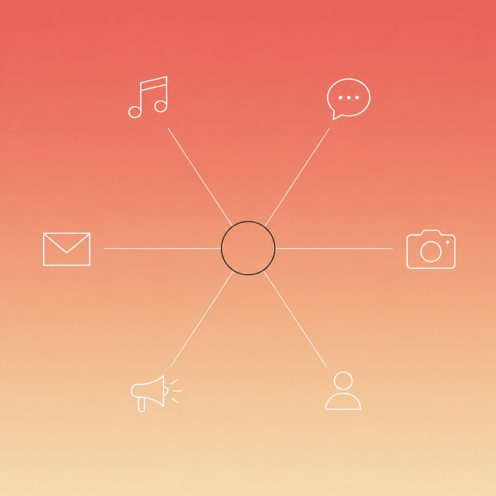 Claude Cowork and Buffer MCP content repurposing workflow illustration