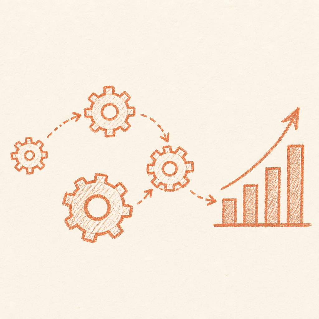 n8n workflow automation illustration